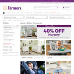 40% off Full Priced Nursery (Some Exclusions Apply) @ Farmers