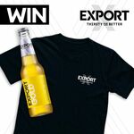 Win 1 of 5 Export Tees from Liquorland