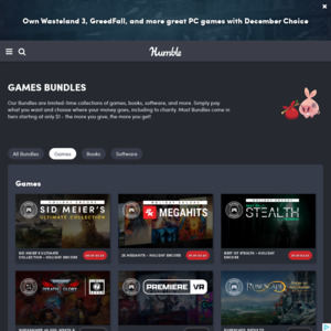 Humble Bundle: PREMIERE VR Steam Game Bundle - Epic Bundle