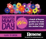 Win a Big Bunch of Resene Goodies for Mum (Worth over $1000) for Mother’s Day @ Resene