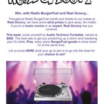 Win an Audio Technica Turntable (Worth $950) from BurgerFuel
