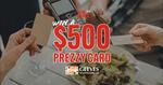 Win a $500 Prezzy Card from The Rock and Geeves Scaffolding Timaru
