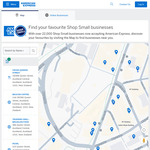 Spend $10 at Participating Small Businesses, Receive $5 Credit to Your Account (Up to 5 Times) @ American Express