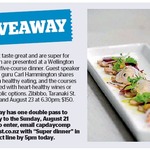 Win a Double Pass to a Wellington on a Plate Five-Course Dinner, Aug 21, from The Dominion Post