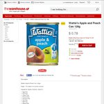 The Warehouse - Wattie's 120g Baby Food Apple Custard/Apple and Peach/Peach Apricot and Semolina - $0.78 Delivered