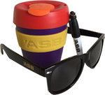 Win 1 of 2 Auckland Marathon Supporter Packs (Travel Coffee Cup, Sunglasses, Pen) from Get Frank