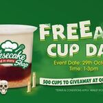500 Free Cheesecake Dessert Cups @ The Cheesecake Shop (Selected Locations)