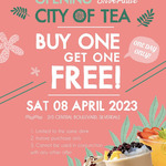 Buy 1 Drink Get 1 Free (Limited to Same Drink, In-store Only) @ City of Tea, Silverdale (Auckland)