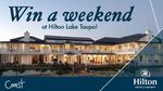 Win 2 Night Stay at Hilton Lake Taupo, Dinner at Bistro Lago, $500 from The Coast