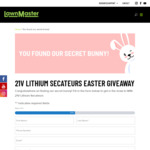 Win 21V Lithium Secateurs with LawnMaster