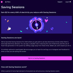 Earn $2 Credit for Every kWh of Electricity You Reduce with Saving Sessions @ Octopus Energy