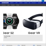 $75 off Purchases over $200 + Free Shipping @ Samsung Store (Gear VR $128.99, Gear 360 $574, Gear Fit 2 $224, Gear S2 $372)