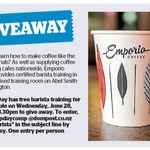 Win 1 of 2 Barista Classes from The Dominion Post (Wellington)