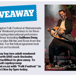 Win 2 Passes to the Wellington Folk Festival from The Dominion Post