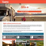Win Return Flights for 2 and 10 Days Campervan Hire from GoByCamper