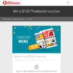 Win 1 of 10 $100 The Market Vouchers @ Vodafone Rewards (Vodafone Customers Only)