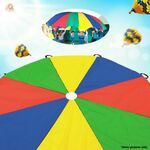 3.5M Kids Play Parachute Toy - Multi-Coloured $29.97 + Delivery @ BestDeals.co.nz