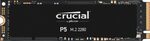 Crucial P5 2TB PCIe 3.0 NVMe SSD up to 3400MB/s (TLC with DRAM cache) NZ$288.93 Shipped (US$182.32) @ Amazon US