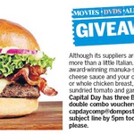 Win 1 of 3 Wendy's Bacon Mozzarella on Brioche Double Combo Vouchers from The Dominion Post