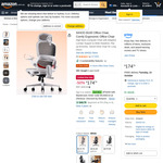 Sihoo B100 Ergonomic Office Chair $227.36 (Was $455.25) @ Amazon AU