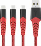 USB C Cable, USB C to USB A Cable,3Pack 2M AU$9.72 + Shipping @ HARIBOL Amazon AU