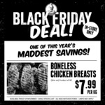 [Black Friday] Boneless Chicken Breasts $7.99/kg in-Store Only @ Mad Butcher