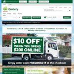 $10 off Orders Over $200 at Countdown Supermarkets (Online)