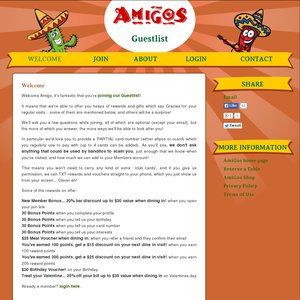 Receive $40 to Spend at Amigos Mexican Grill for Free Anytime | $30 on Your Birthday (Wanaka)