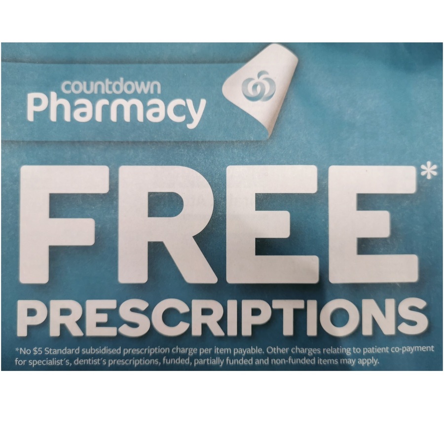 Free Prescriptions @ Countdown Pharmacy (Nationwide) - ChoiceCheapies
