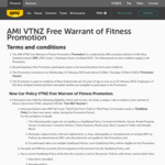 Free Warrant of Fitness Voucher (Valued at $78) with New Car Insurance Purchase @ AMI