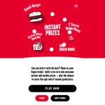 Play Finger Kickin' Good game for a (High) Chance of winning KFC Snacks, Vouchers, Merchandise and More