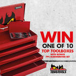 Win 1 of 10 Four-Drawer SV-Series Teng Tools Top Tool Boxes Worth $359