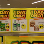 1.5L Sprite $1, Hellers 1kg Sausage $4.50, $1 Confectionery @ Countdown (ChristChurch/Today Only)