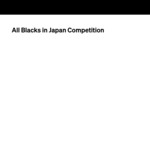 Win trip for two to see the All Blacks play in Tokyo w/ Air New Zealand