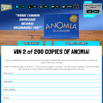 Win Two of Two Hundred Anomia Games (One for You, One for a Friend)