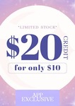 Get $20 Credit for $10 @ Onceit