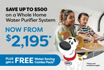 Save up to $500 on HRV Whole Home Water Purifier System (From $2,195, Offer Not Available in Waikato) @ HRV