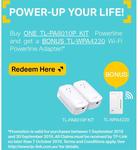 Buy TP-Link Gigabit Passthrough Powerline Starter Kit - $158.70 & Get Wi-Fi Powerline Extender (Worth $86+) Free @ PB Tech