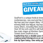 Win a Double Pass to SoulFest, Oct 26 [Wellington] from The Dominion Post