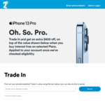 Bonus $600 Trade In Credit on iPhone 13 with $60+ Pay Monthly Plan or $58+ Business Choice Plans (12 Months) @ 2 Degrees