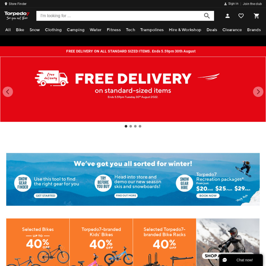 Up to 50 off Torpedo7 ChoiceCheapies