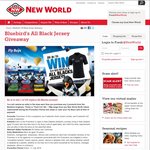 Be in to Win 1 of 100 Replica All Blacks Jerseys from Bluebird and New World