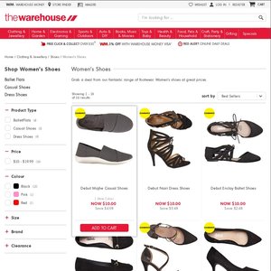 the warehouse womens shoes