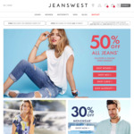 50% off All Jeans at Jeanswest (Online or in-Store)