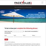 Win RT Flights for 2 to Rarotonga, 4nts Hotel, Breakfasts from Face Value Mag