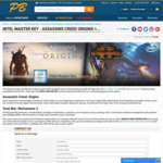 2 Bonus Games Assassins Creed Origins + Total War Warhammer with Purchase of i7-7700K, i7-8700K CPU or Gaming PC @ PB Tech