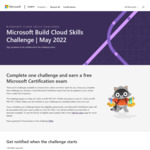 Microsoft Build Cloud Skills Challenge | May 2022 - Earn a free Microsoft Certification exam
