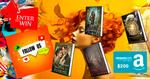 Win a $200 Amazon Gift Card-Book Throne Social Media Giveaway