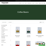 15% off All Roasted Coffee (Coffee Blend & Single Origin) + Shipping ($0 with $40 Spend) @ Toasted Coffee Roasters