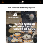 WIN a Genesis Basecamp System @ Jetboil